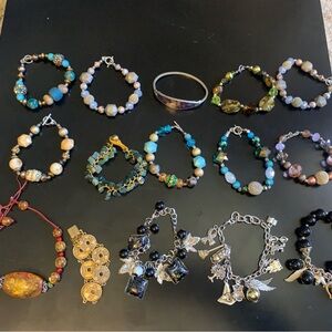 15 Multicolor Bracelet Set.